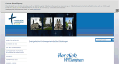 Desktop Screenshot of evkirche-saeckingen.de
