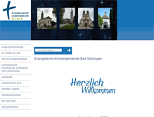 Tablet Screenshot of evkirche-saeckingen.de
